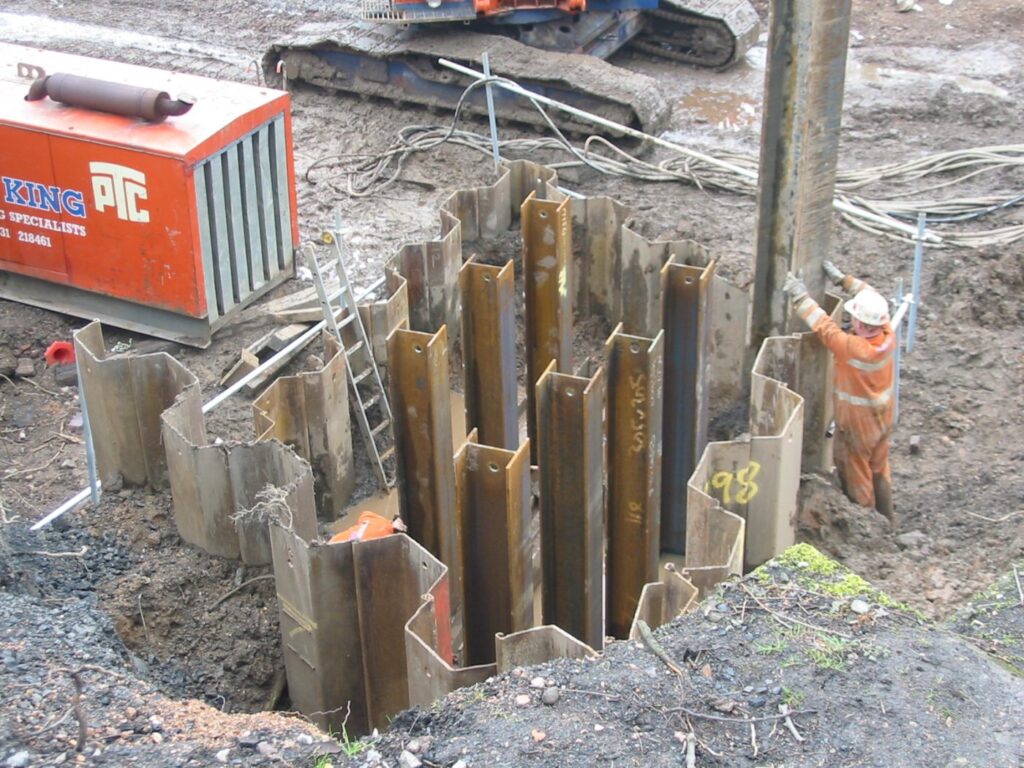 Pressed Steel Pilings in Pflugerville, TX